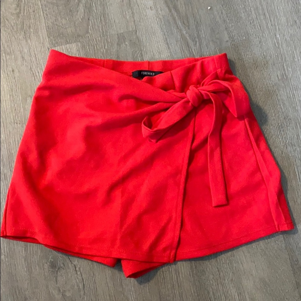 Red Skort